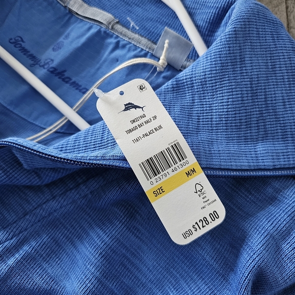 Tommy Bahama Tobago Bay Half Zip - Picture 9 of 9